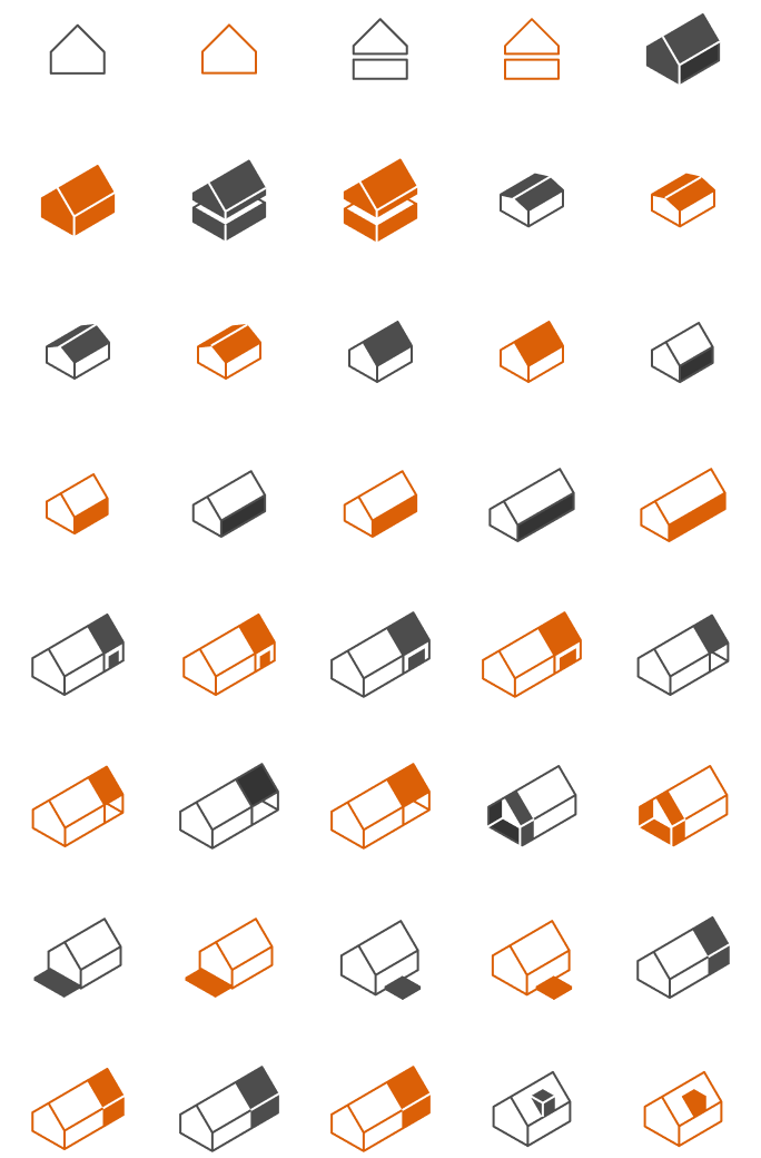 HomeNow — modular house icon set